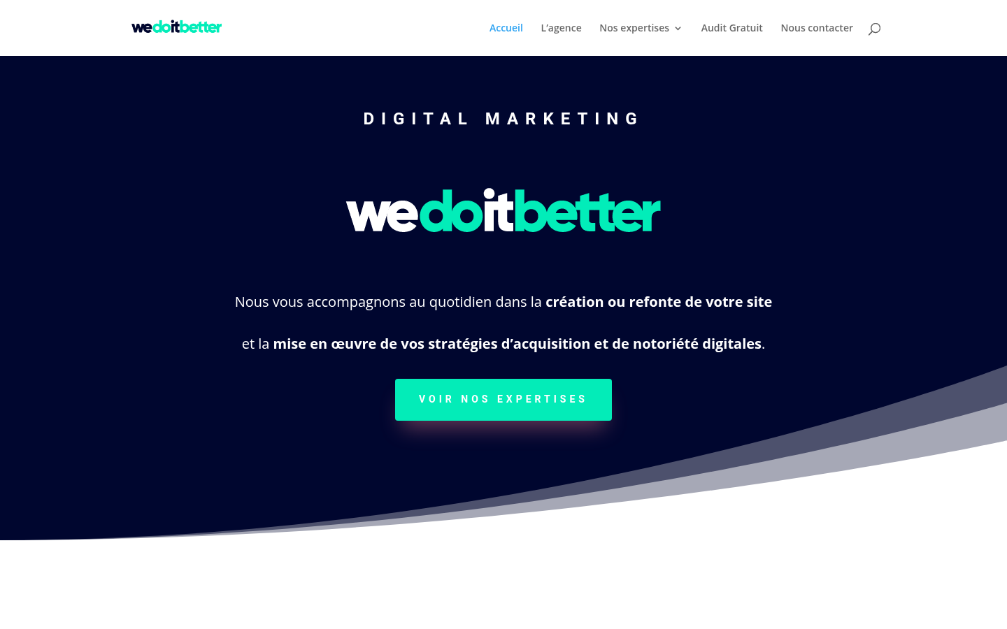 Aperçu du site We Do It Better